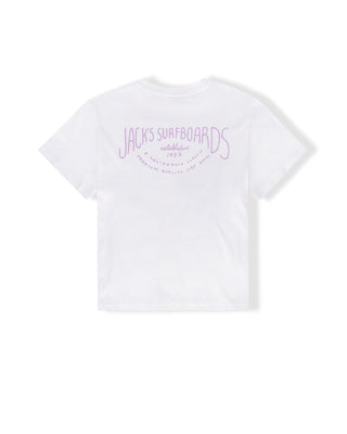 Crescent S/S Tee - White