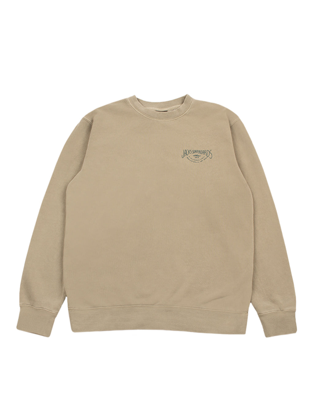 Crescent Pigment Crewneck Sweatshirt -Cement