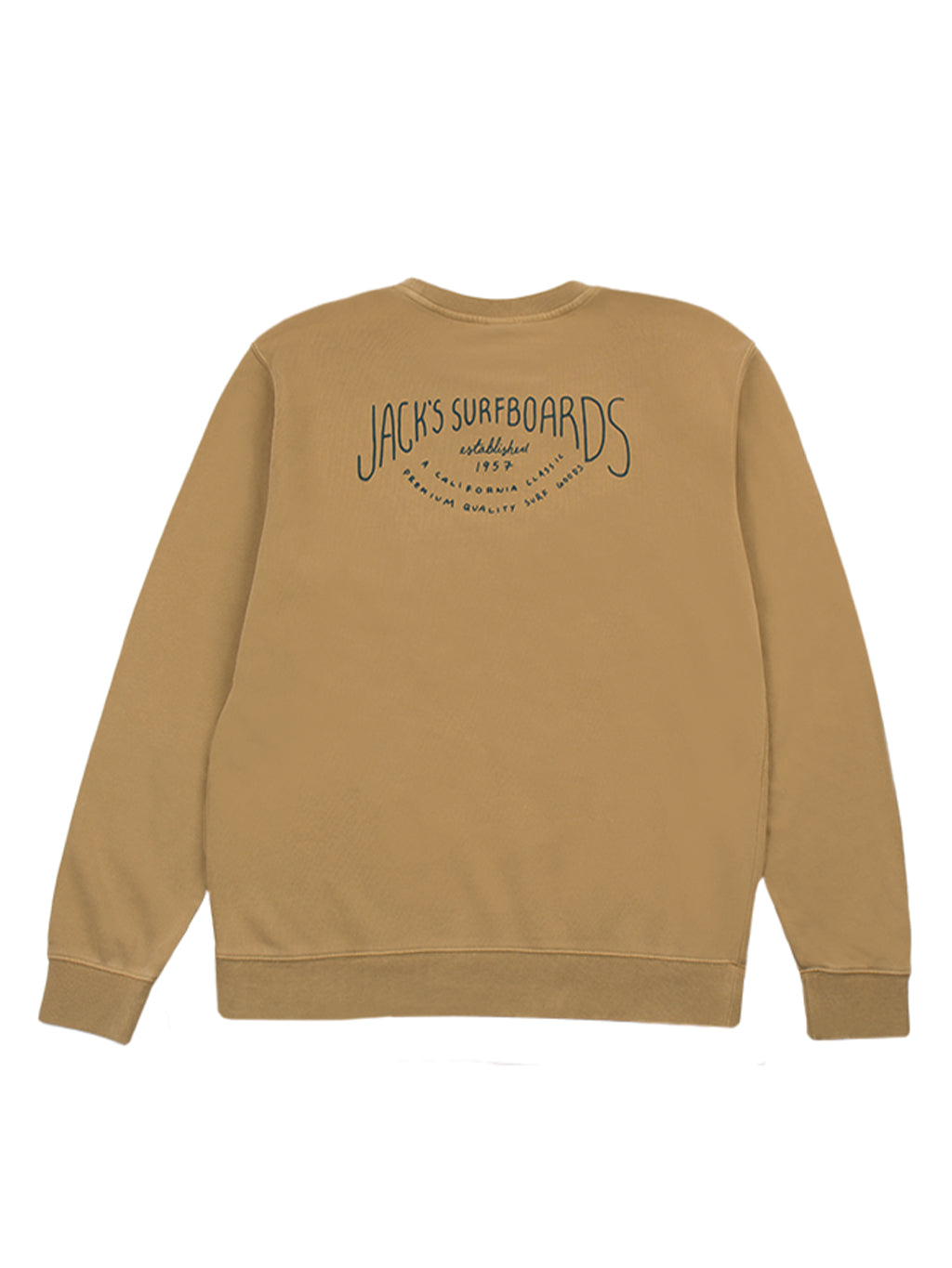 Crescent Pigment Crewneck Sweatshirt - Sand