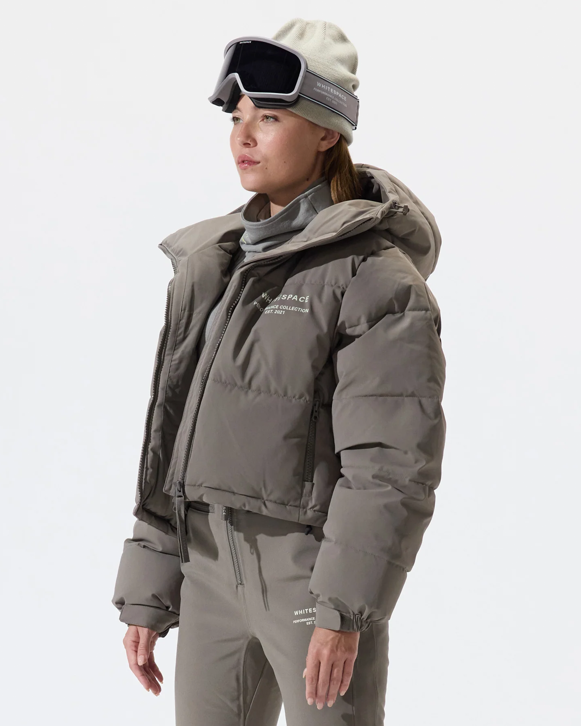 Whitespace Women's Cropped Puffer Jacket
