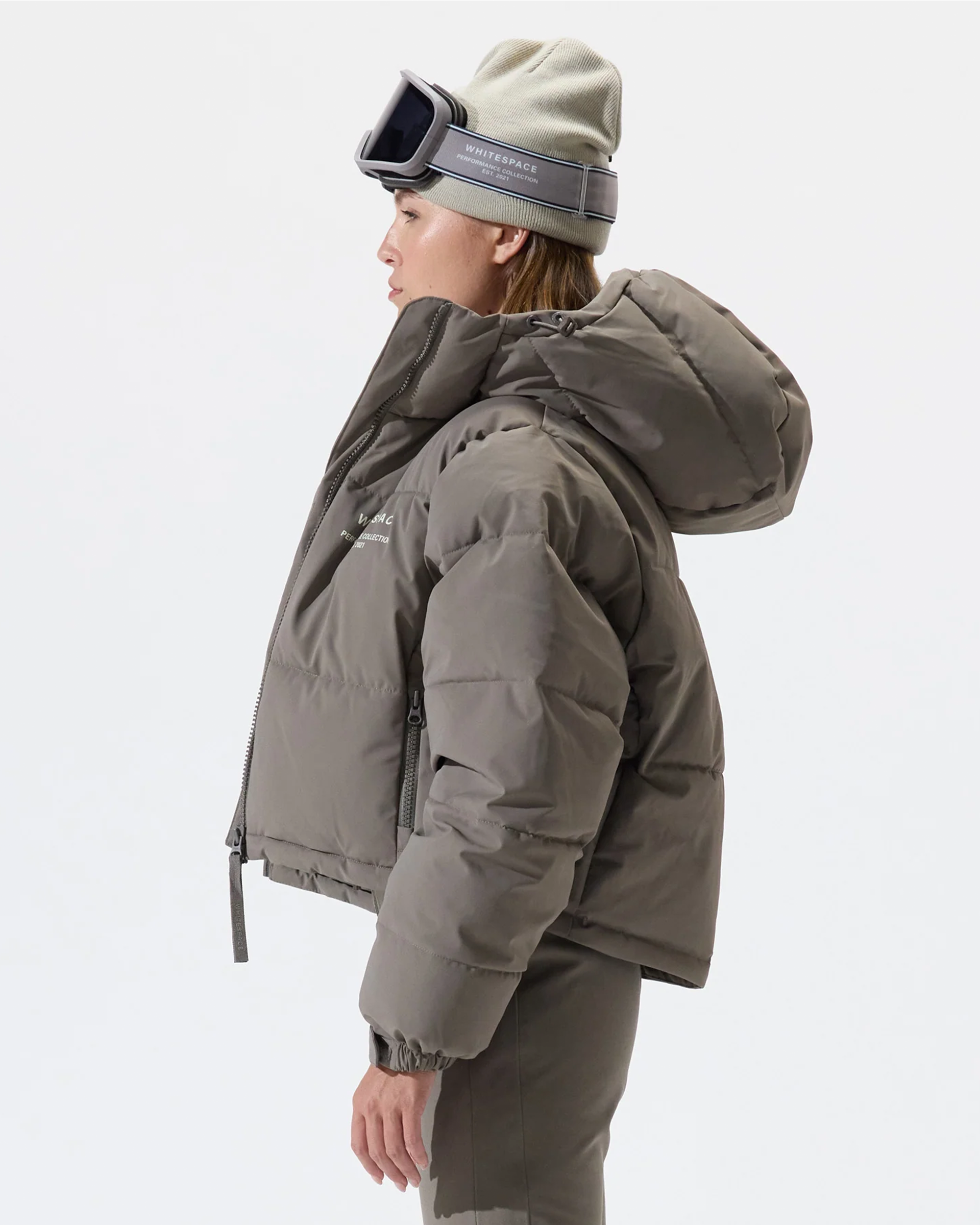 Whitespace Women's Cropped Puffer Jacket