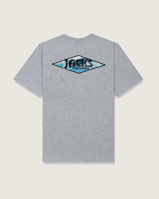 Jack's Surfboards Men's Crystal Wave Classic Fit Short Sleeve T-Shirt