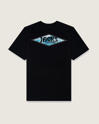 Jack's Surfboards Men's Crystal Wave Classic Fit Short Sleeve T-Shirt
