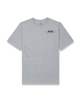 Crystal Wave CF (Classic Fit) S/S Tee - Athletic Grey