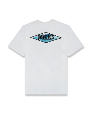 Crystal Wave CF (Classic Fit) S/S Tee - White
