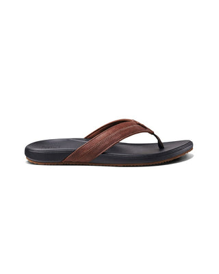 Reef Men's Cushion Phantom 2.0 Leather Sandal - Brown/Black