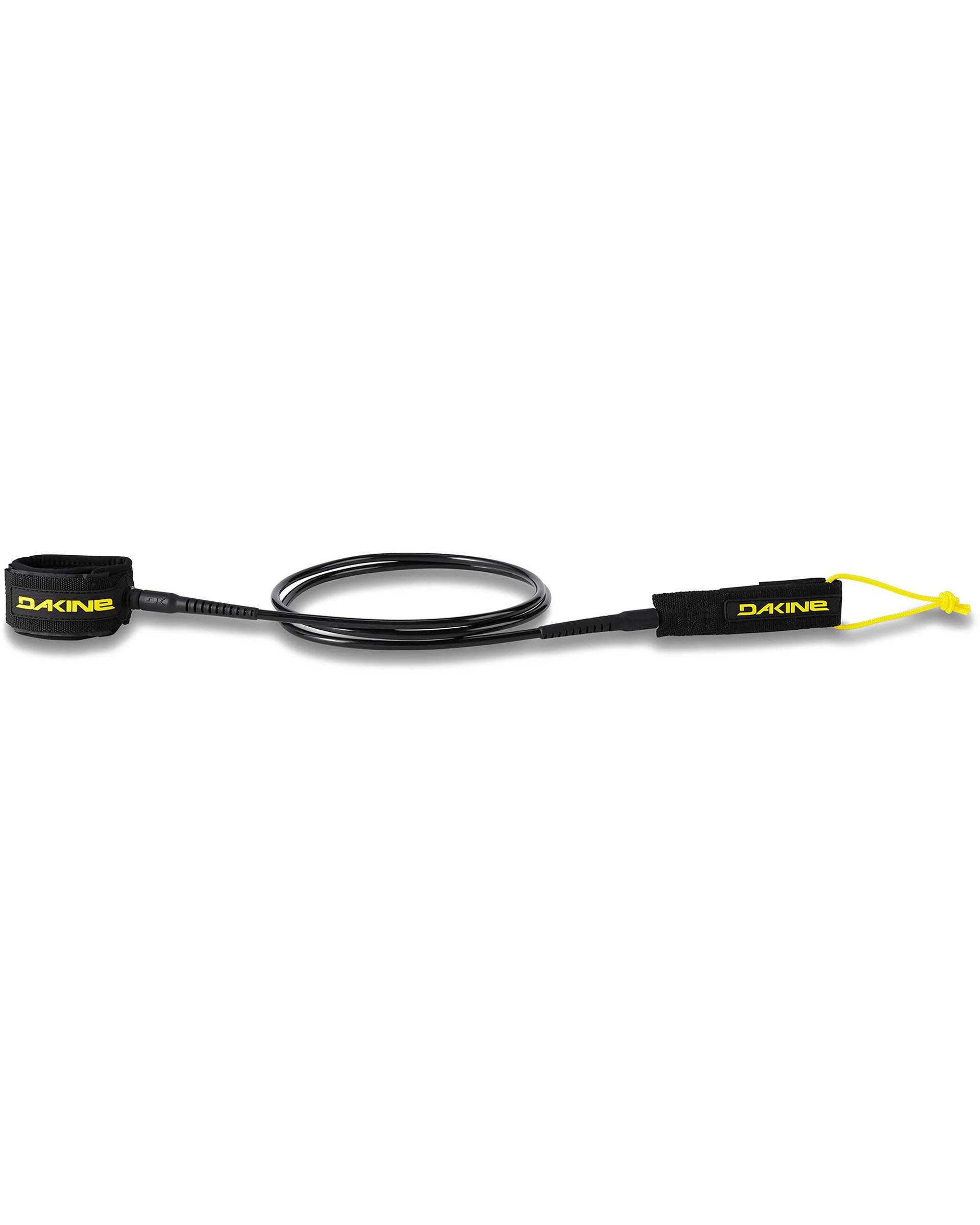 Dakine Kainui 9' x 5/16" Surf Leash - Black/Yellow