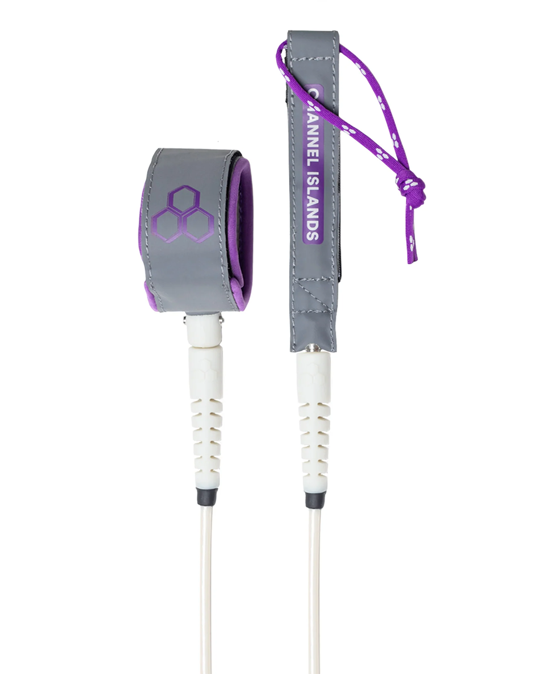 Channel Islands Dane Reynolds Everyday 6' Leash- Light Grey