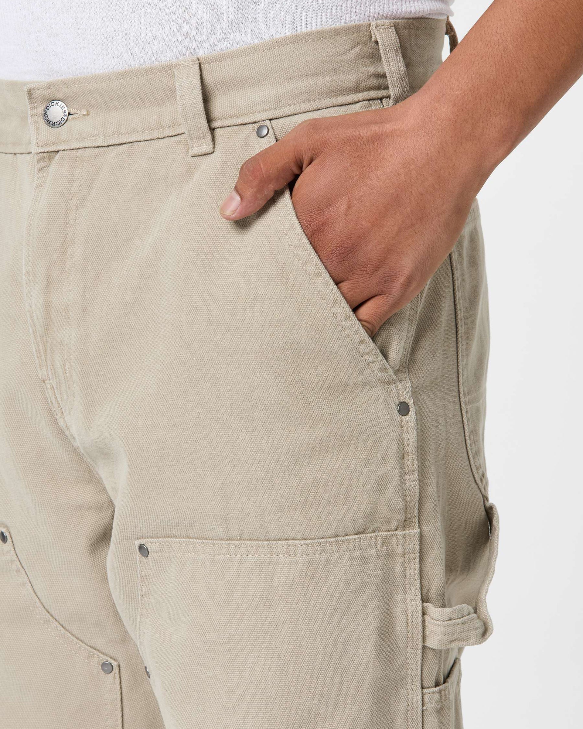 Dickies Double Knee Canvas Carpenter Pants - Desert
