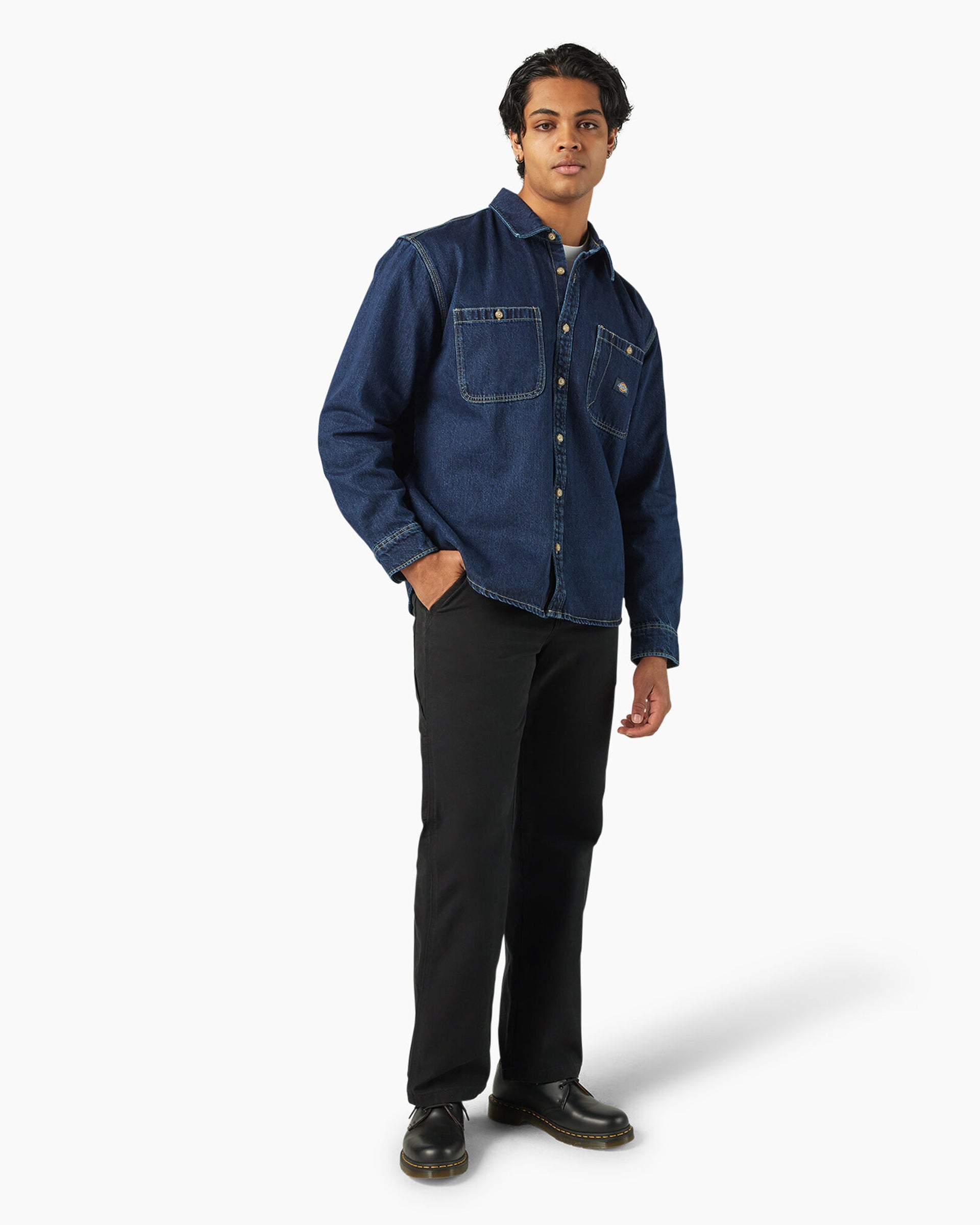 Dickies Mechanic Denim Shirt - Dark Indigo