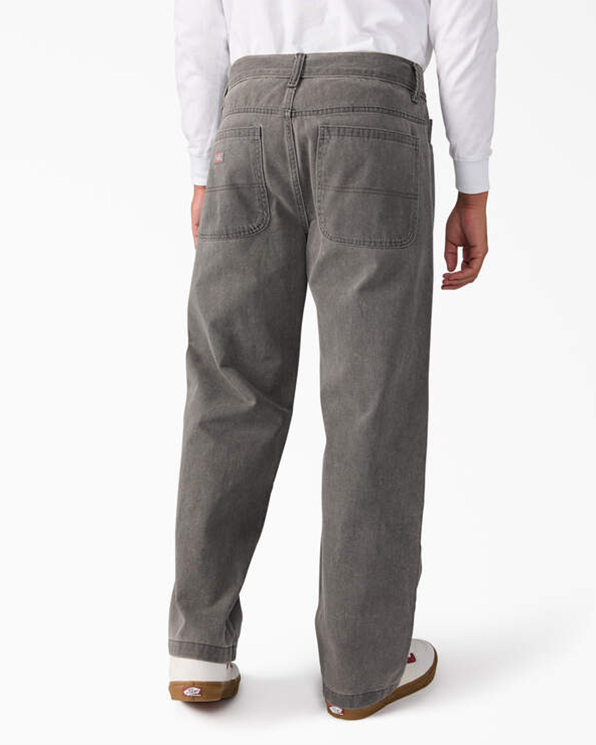 Relaxed Fit Double Knee Jeans - Tinted Gray Wash – Jack's Surfboards