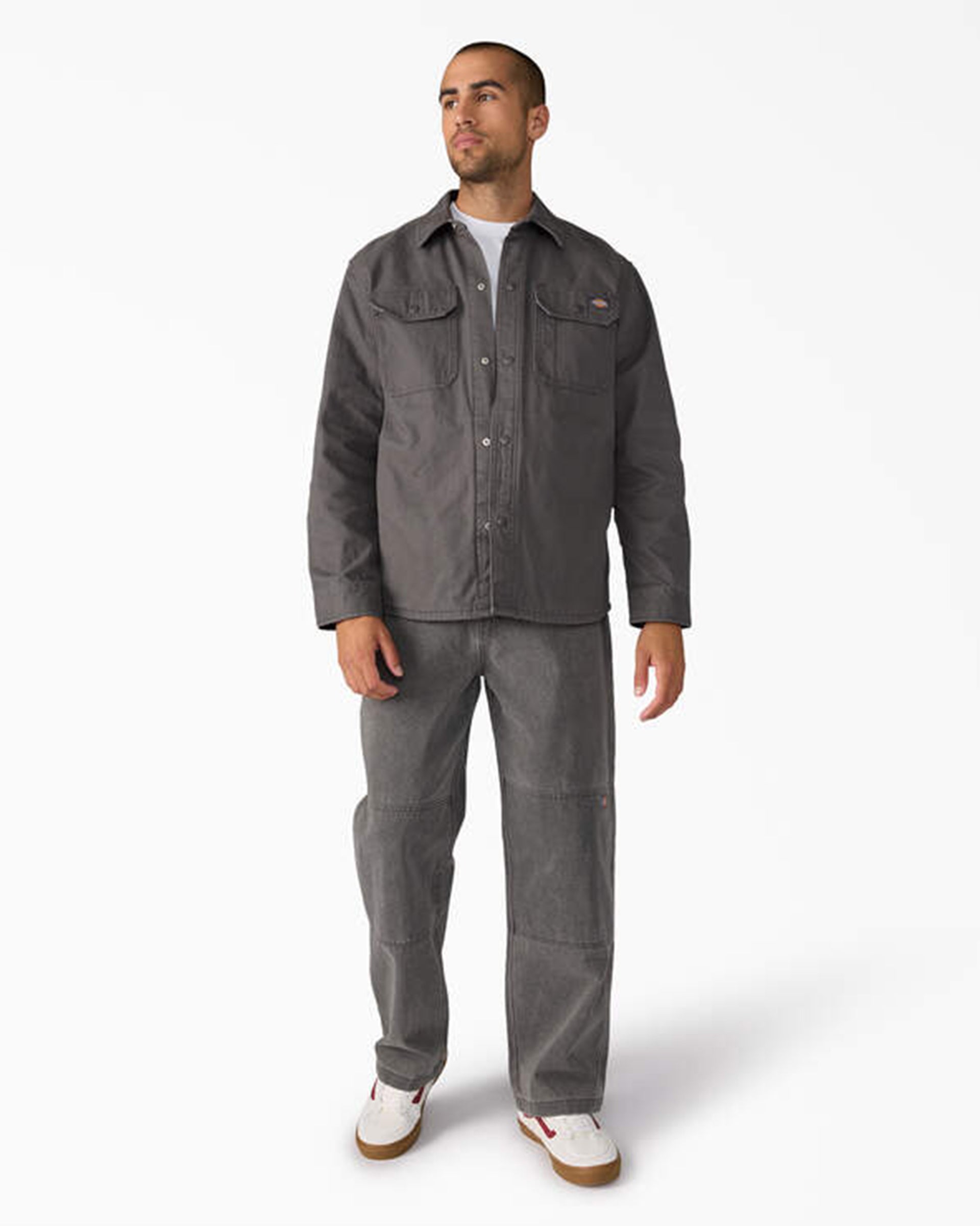 Relaxed Fit Double Knee Jeans - Tinted Gray Wash – Jack's Surfboards