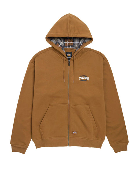 Dickies x Thrasher Zip Up Hoodie - Brown Duck – Jack's