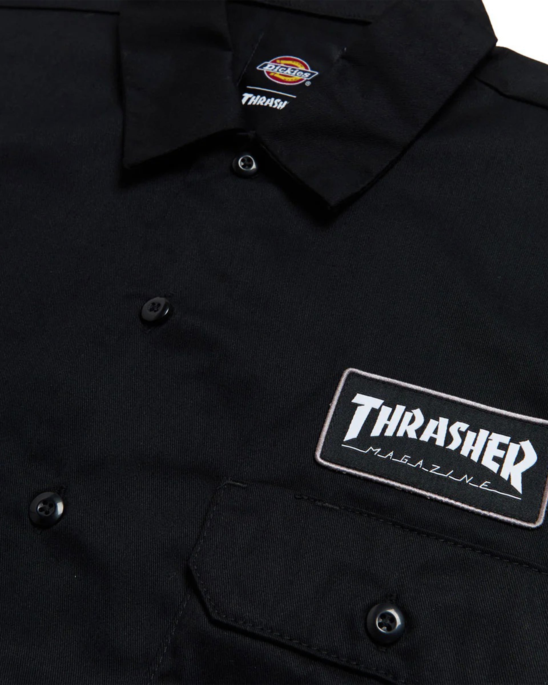Dickies x Thrasher Work Shirt - Black – Jack's Surfboards