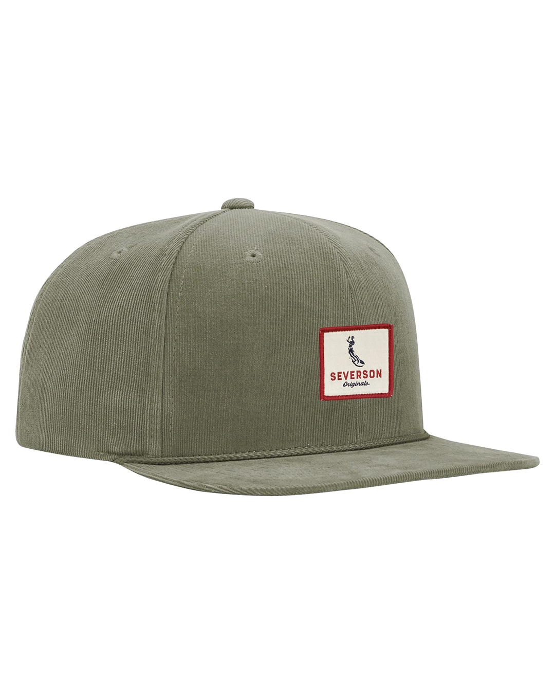 DOG PATCH CORDUROY HAT-Olive