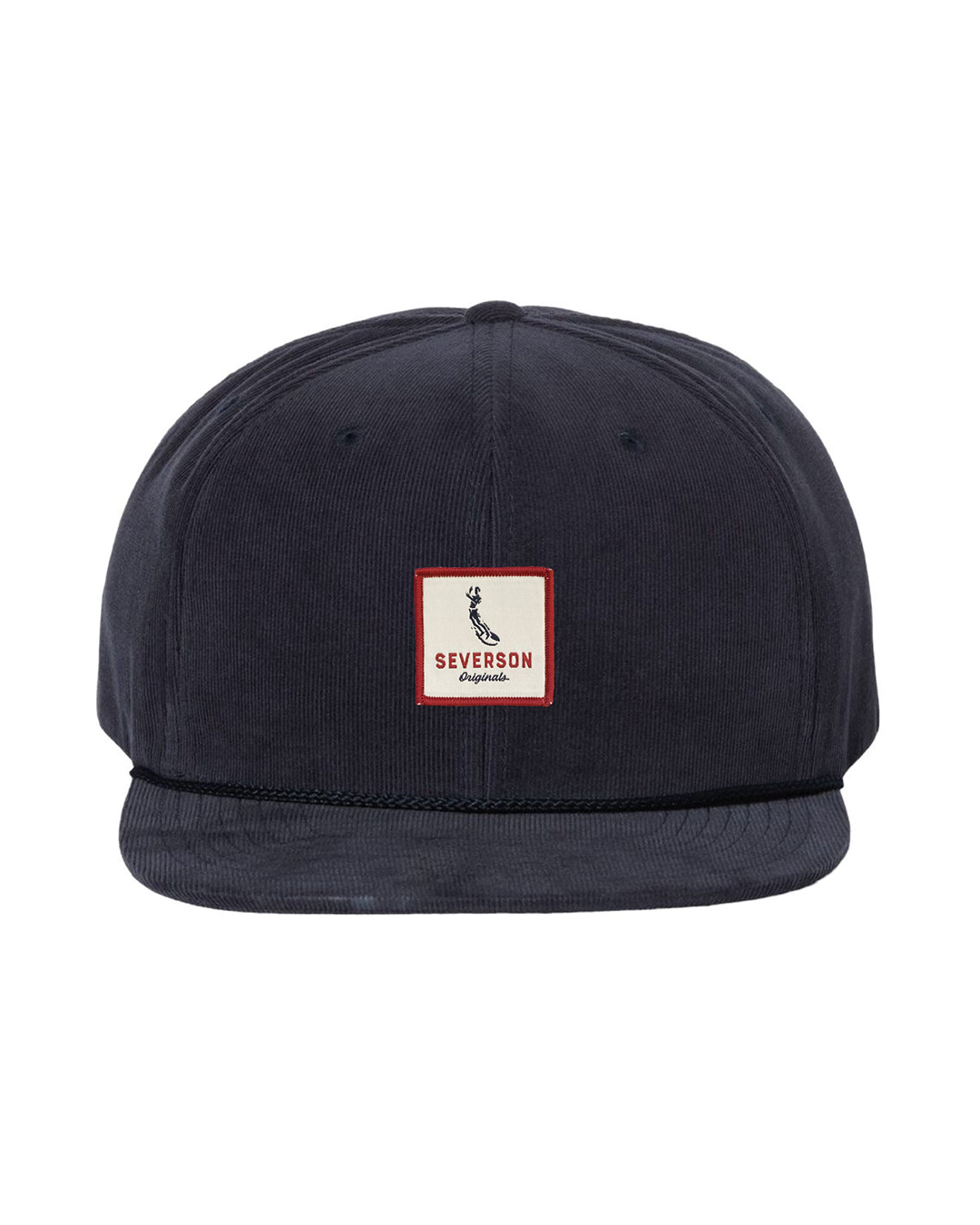 DOG PATCH CORDUROY HAT-Navy