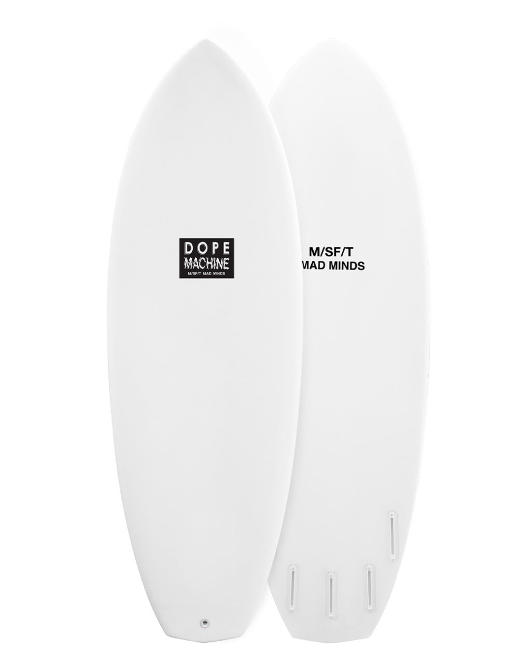 Misfit Dope Machine Surfboard-White