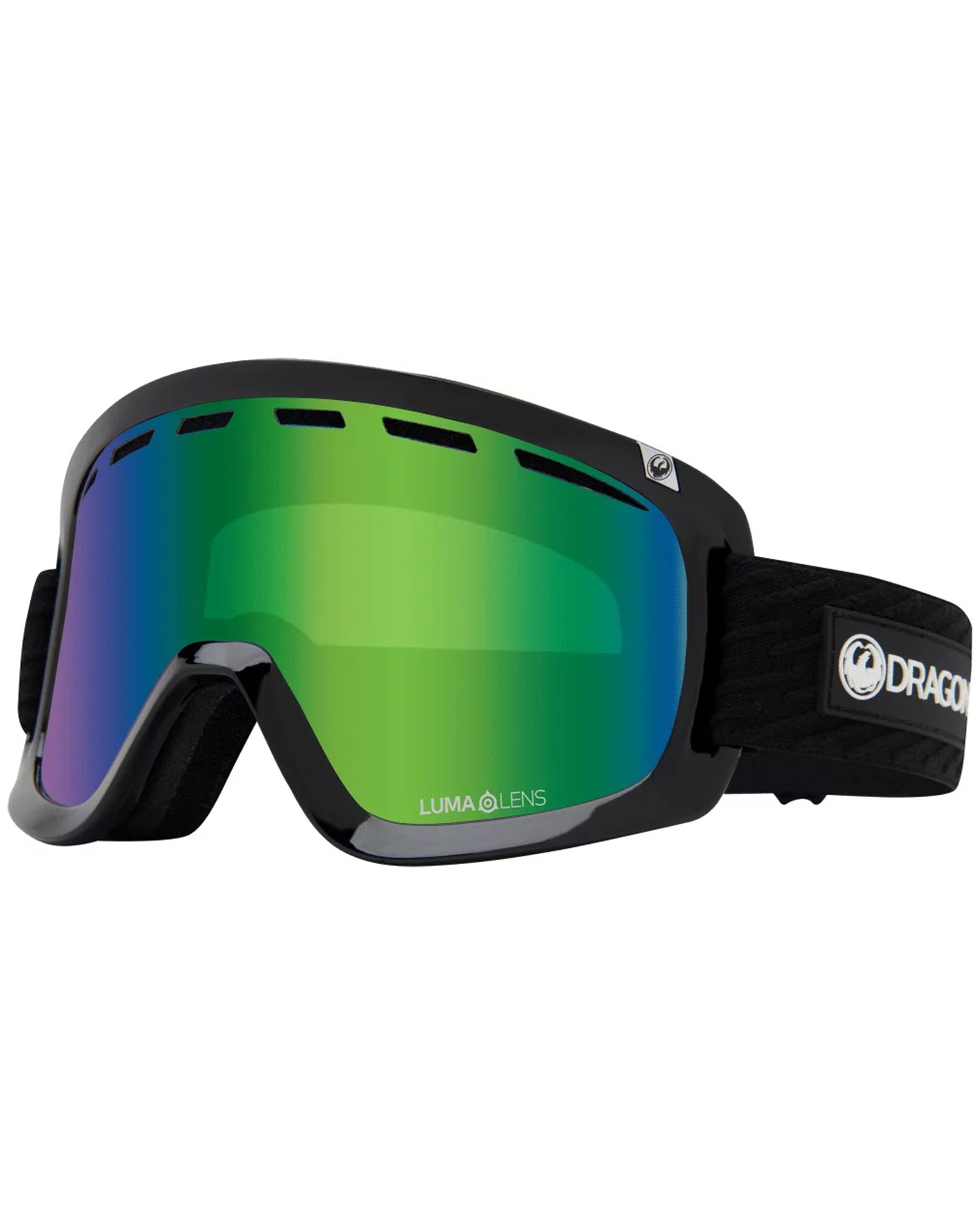 Dragon D1 OTG With Ion Lens Snow Goggles - Icon Green/Lumalens Amber Lens