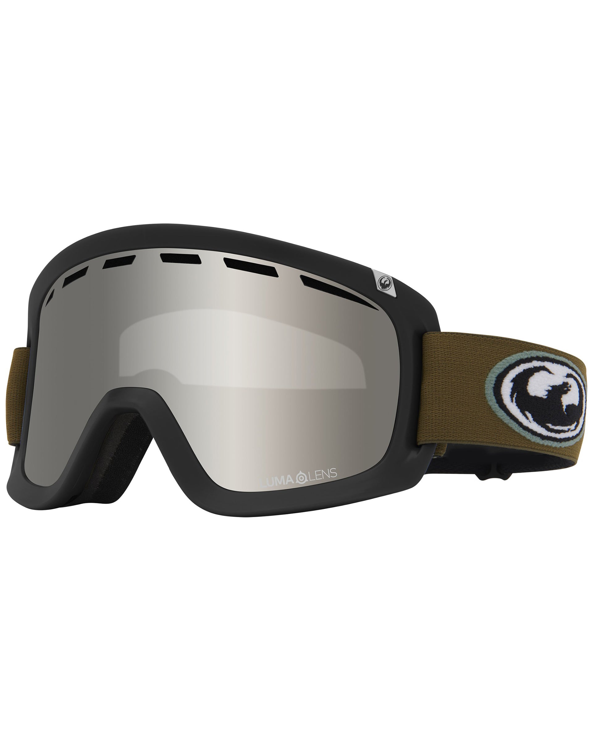 Dragon D1 OTG Snow Goggles - Old Skool/Silver Ion/Amber