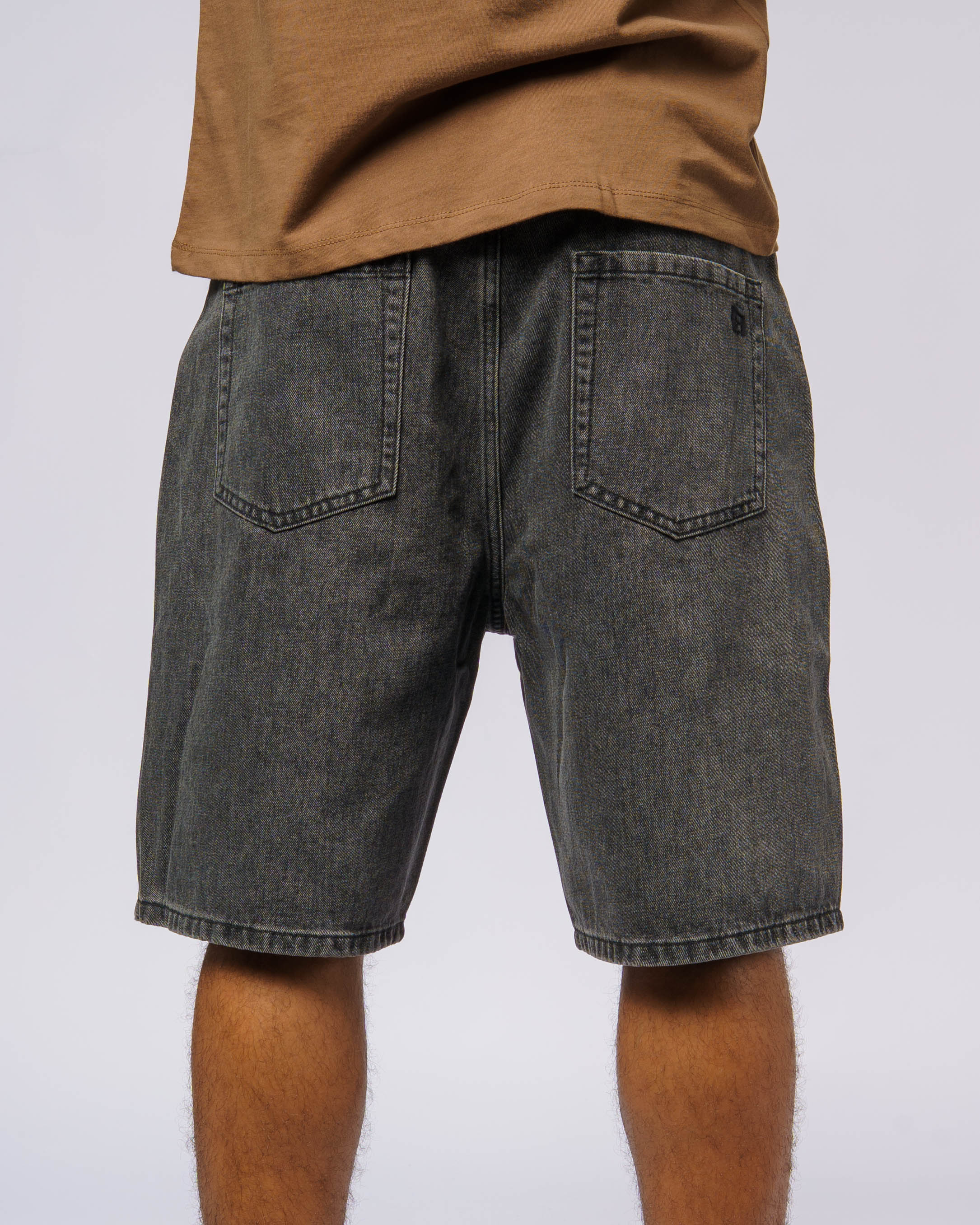 Revert Denim Shorts - Worn Black