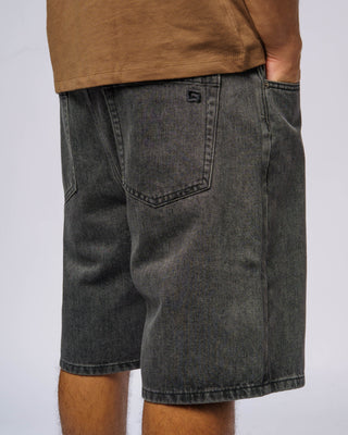 Revert Denim Shorts - Worn Black