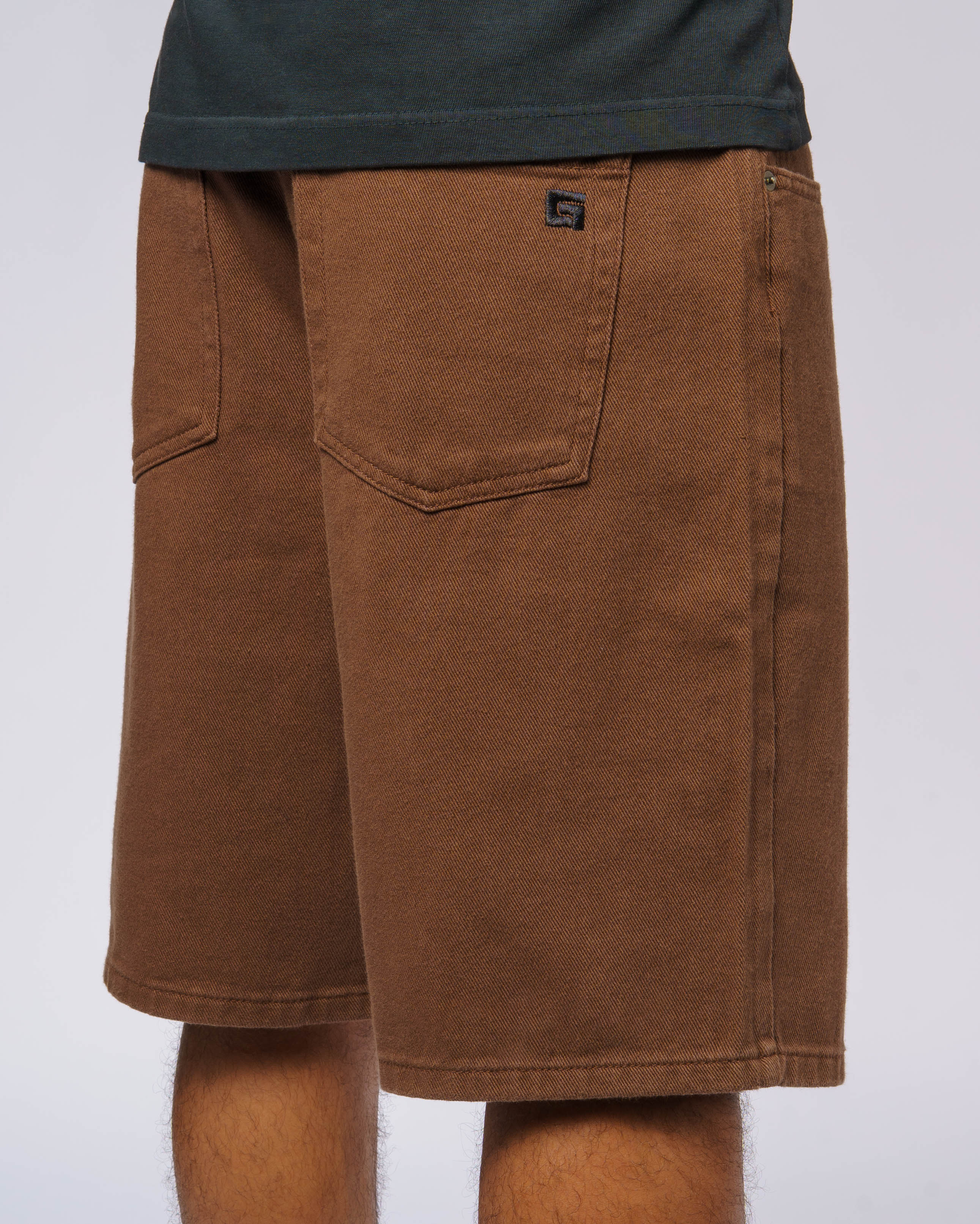 Revert Denim Shorts - Brown