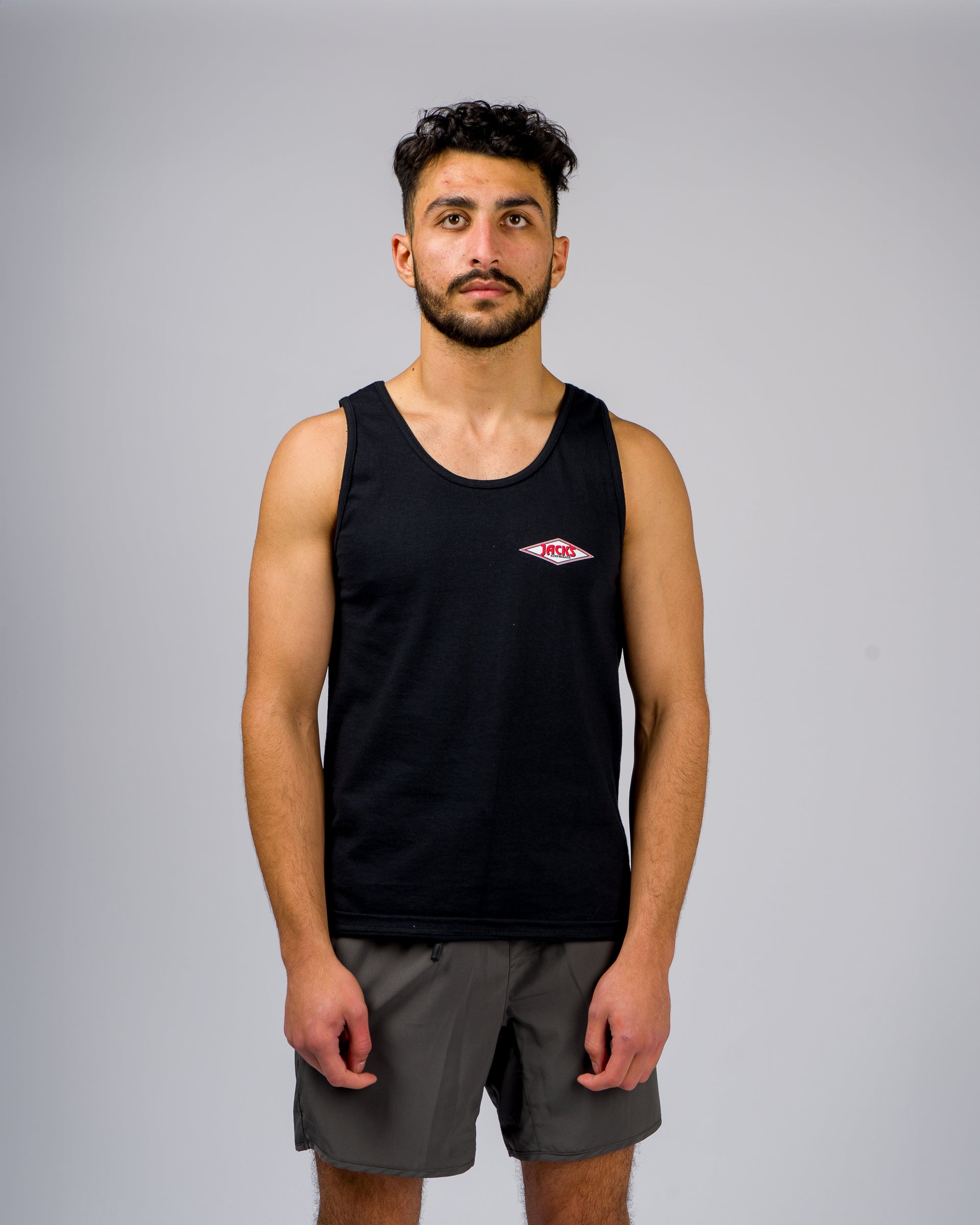 Jack's Surfboards Men's California Diamond Transport Tank Top - Black