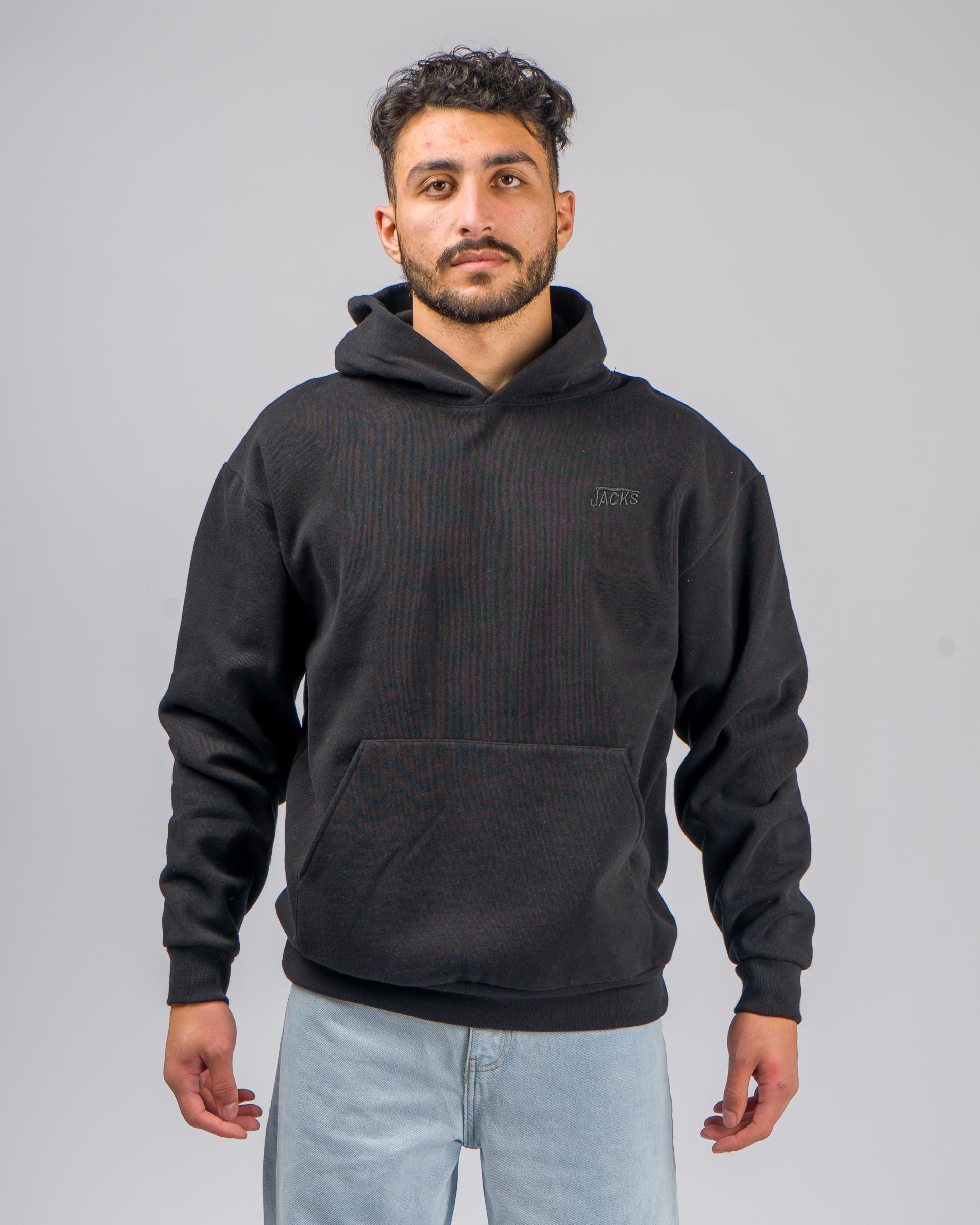 Jack's Men's Rebound Heavyweight Pullover Hoodie - Black