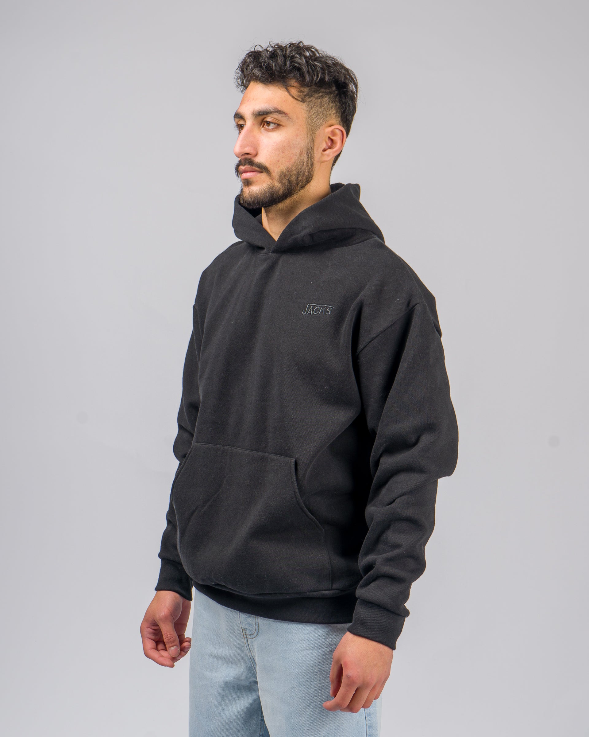 Jack's Men's Rebound Heavyweight Pullover Hoodie - Black