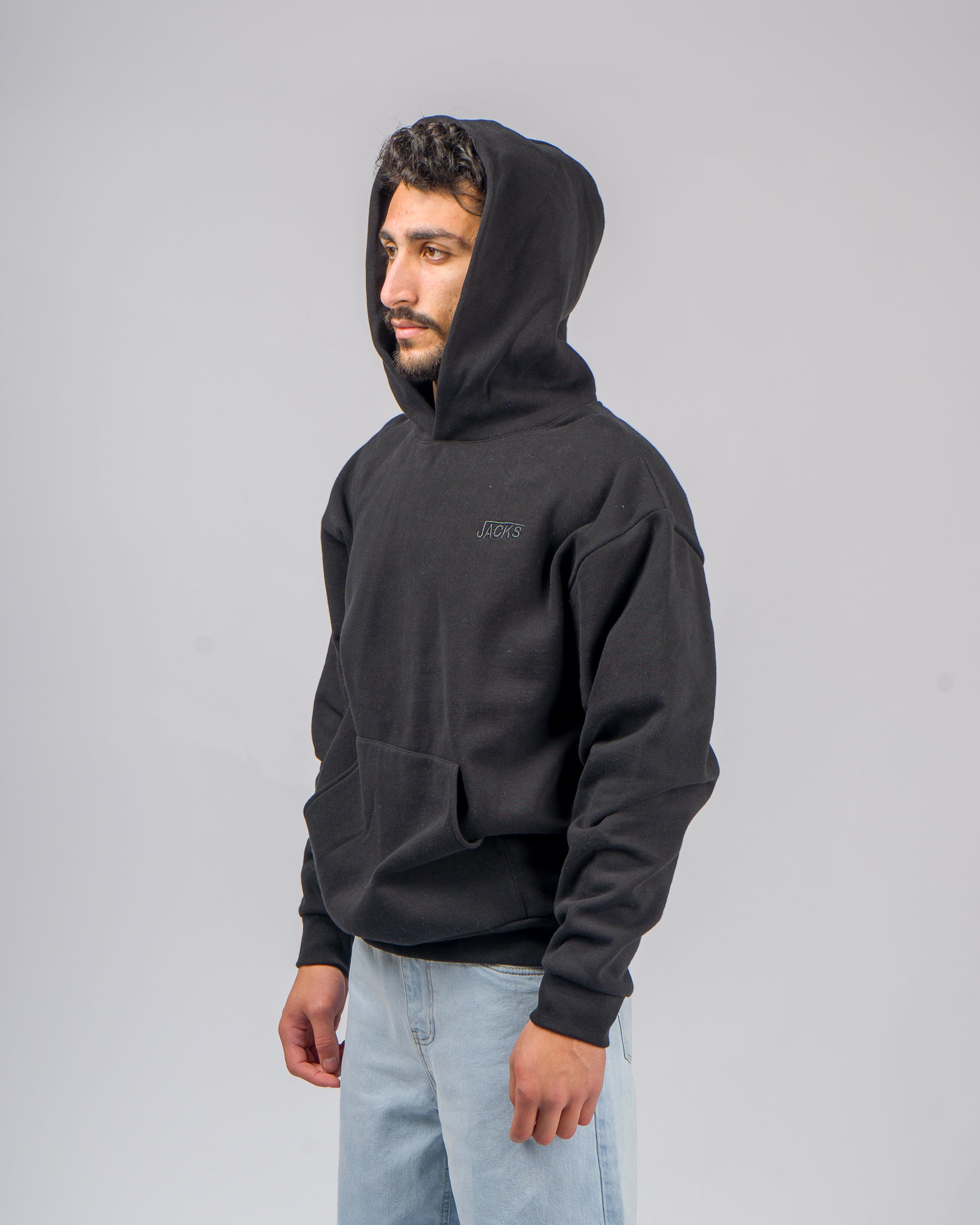 Jack's Men's Rebound Heavyweight Pullover Hoodie - Black