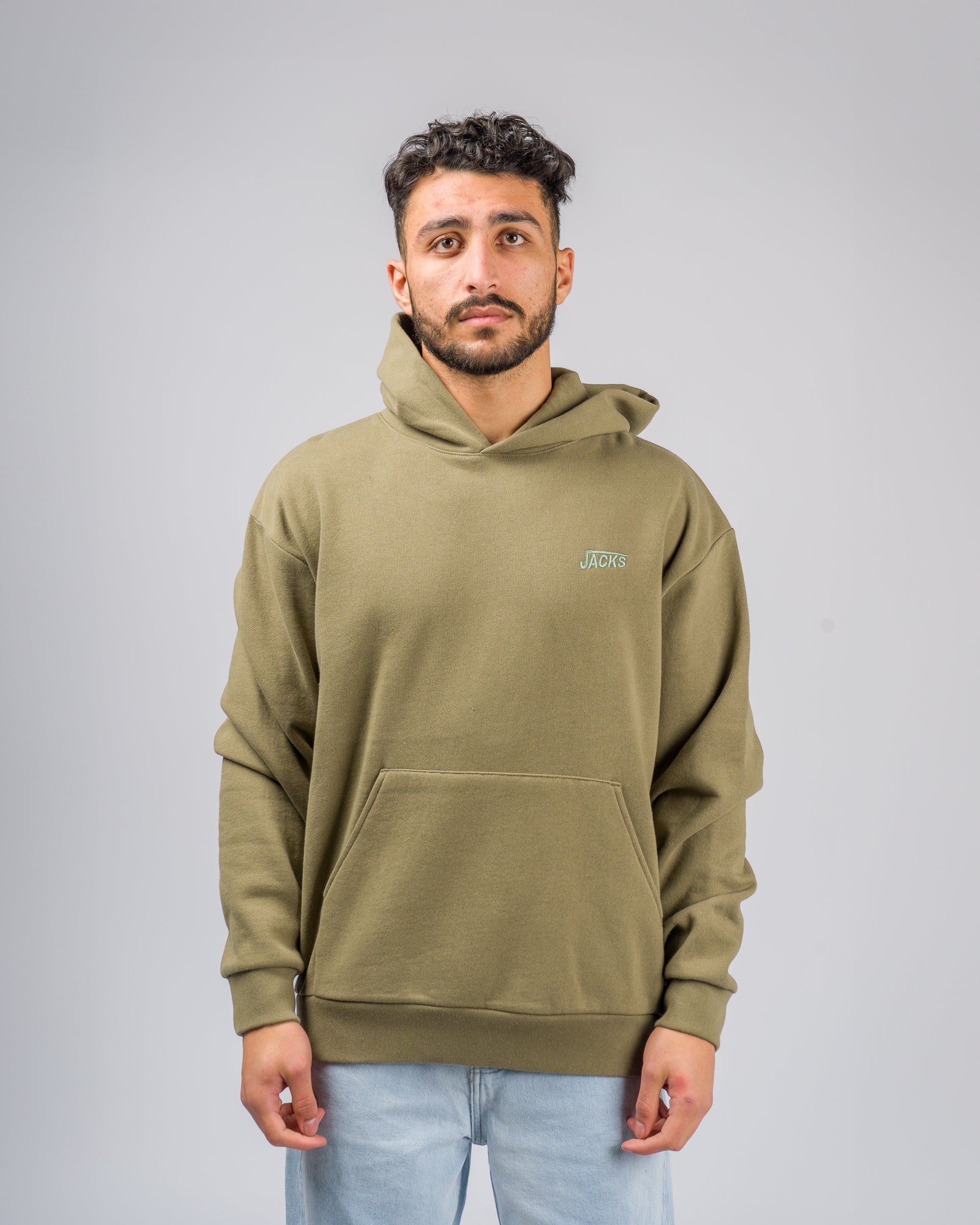 Jack's Men's Rebound Heavyweight Pullover Hoodie - Olive