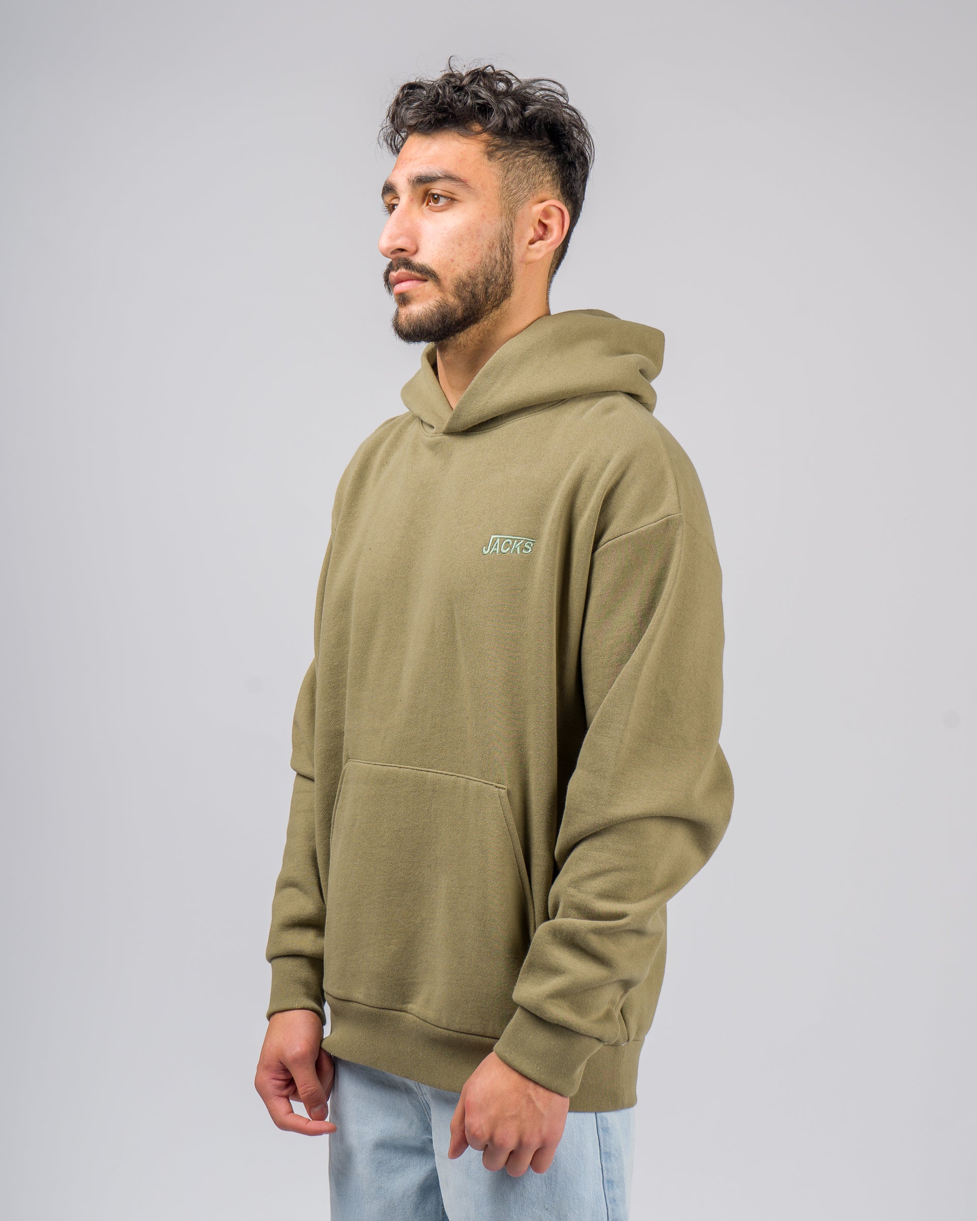 Jack's Men's Rebound Heavyweight Pullover Hoodie - Olive