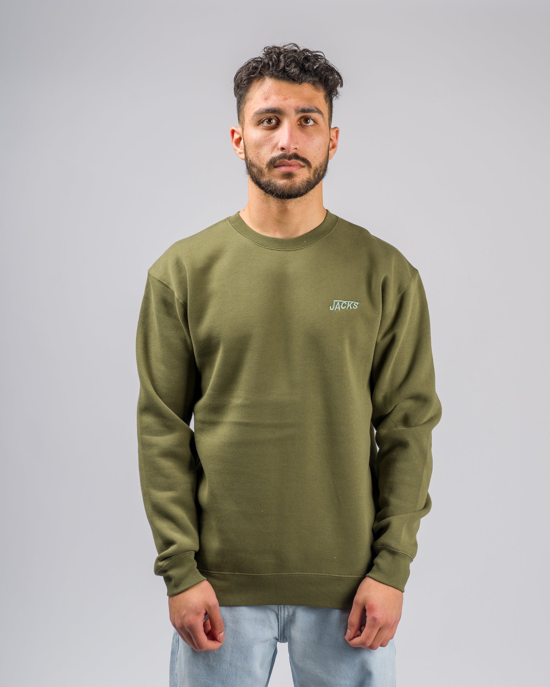 Rebound HW Crewneck Sweatshirt - Olive