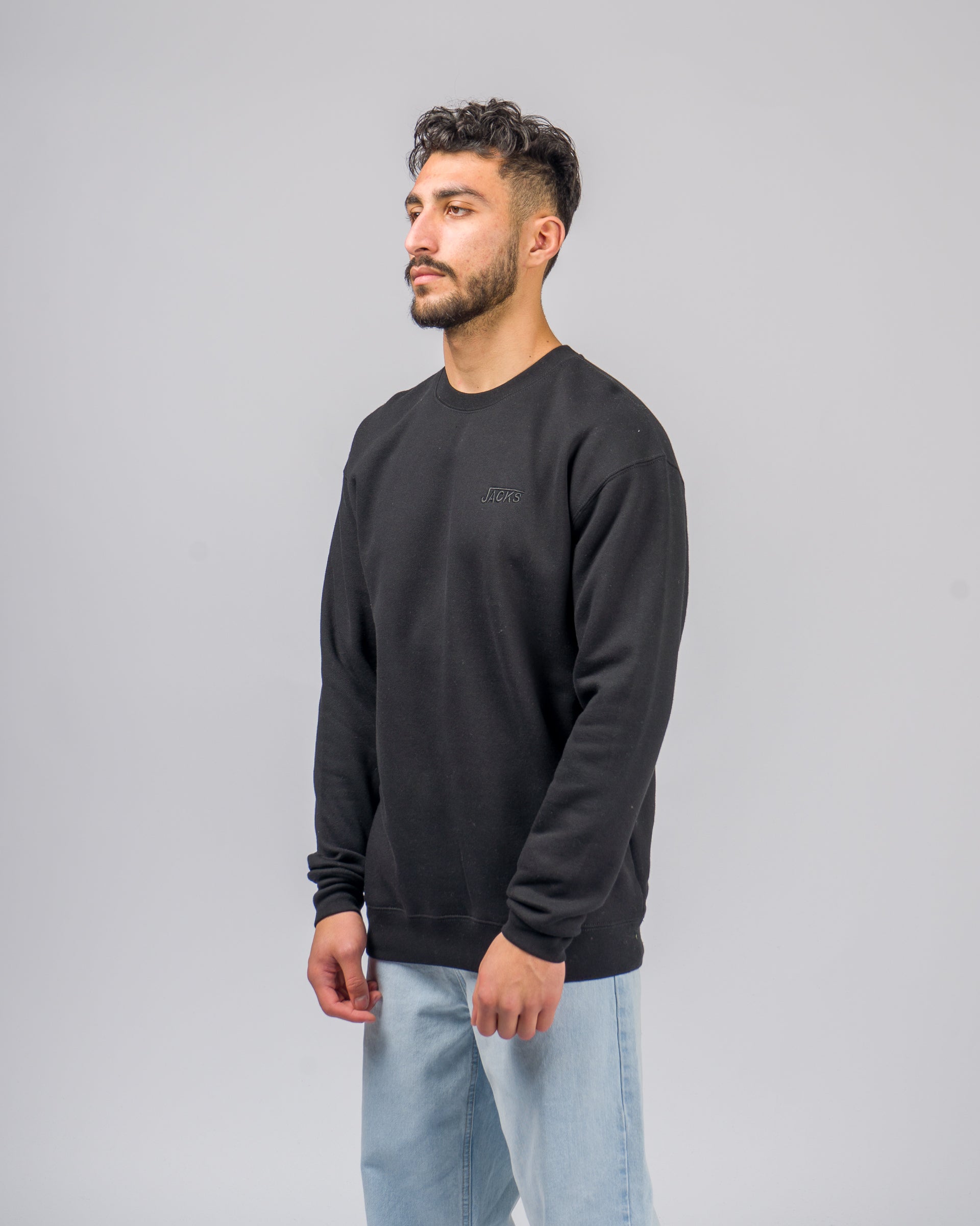 Rebound HW Crewneck Sweatshirt - Black