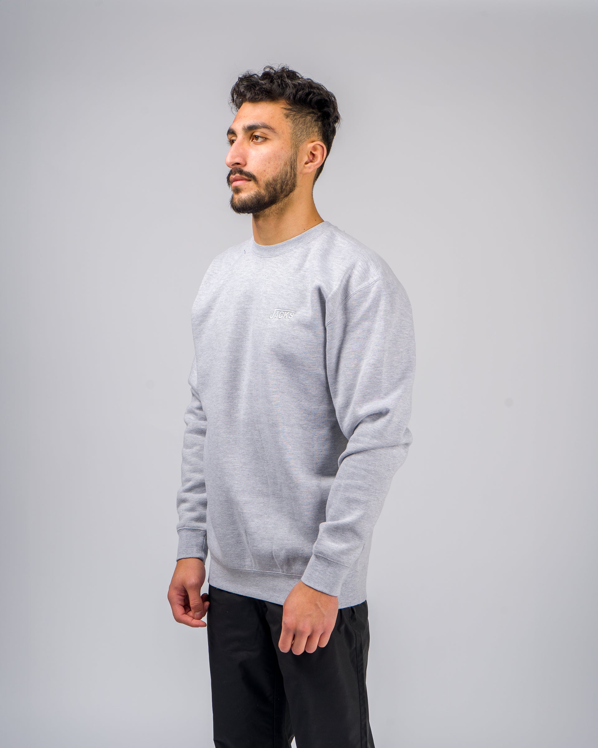 Rebound HW Crewneck Sweatshirt - Heather Grey