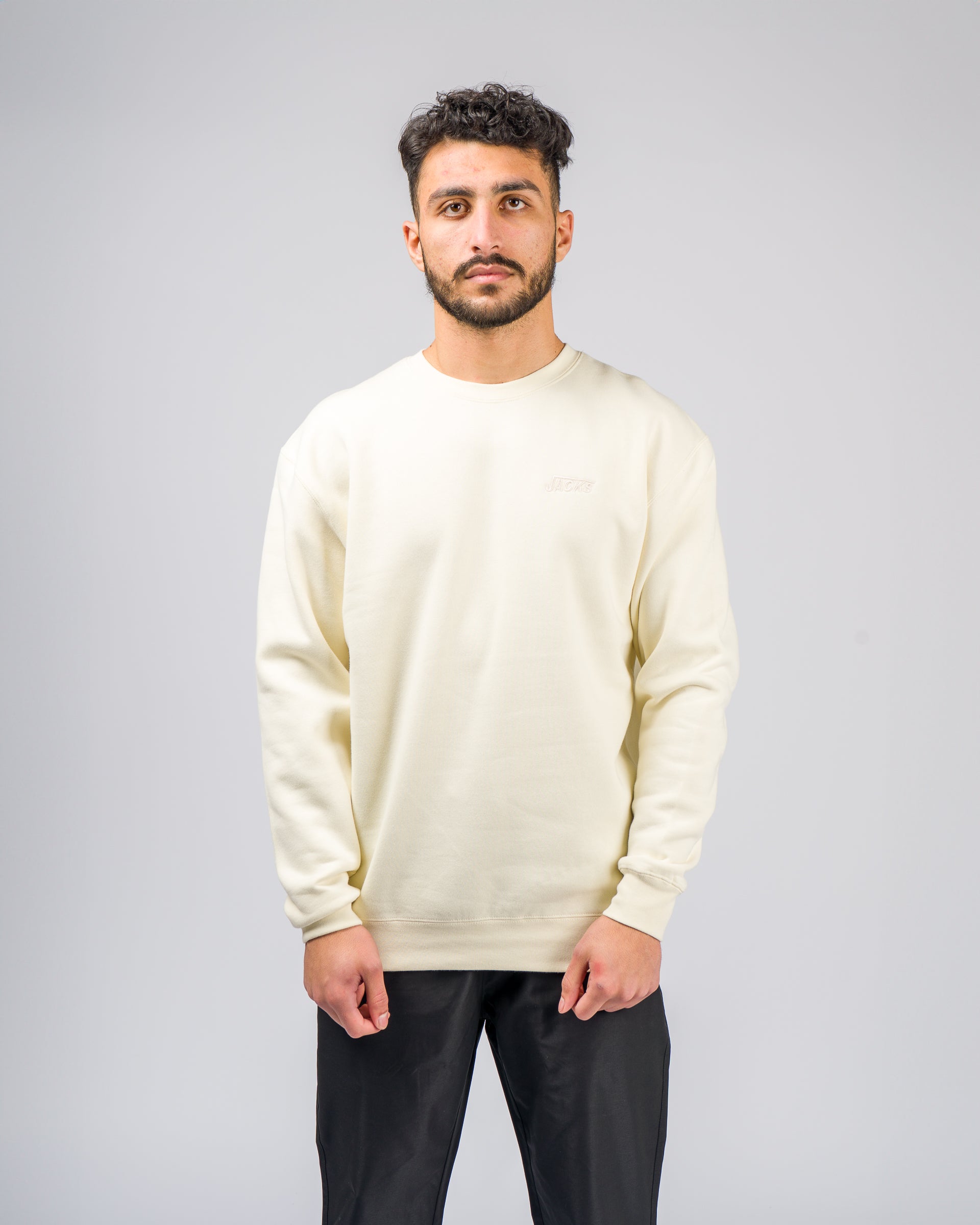 Rebound HW Crewneck Sweatshirt - Bone