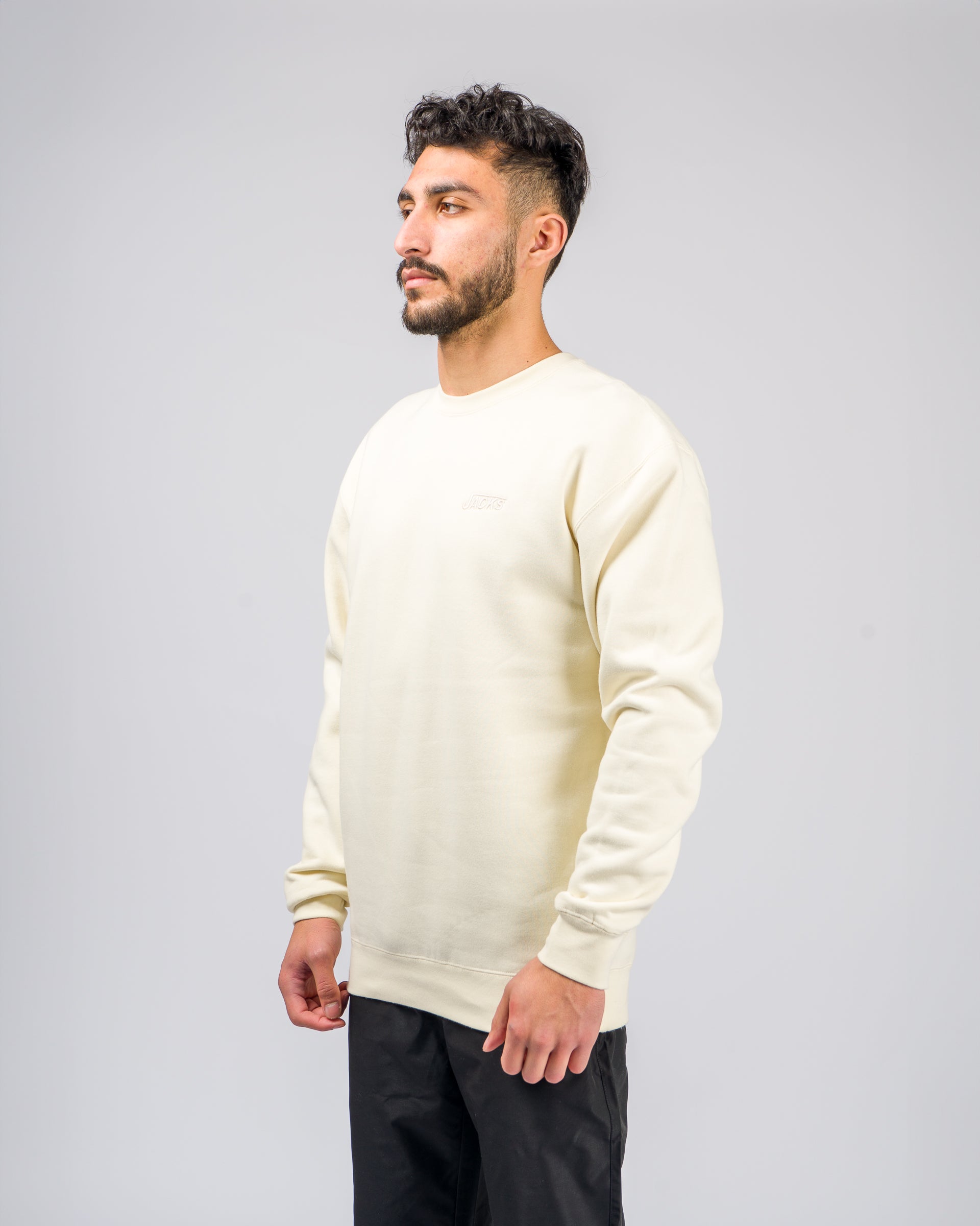 Rebound HW Crewneck Sweatshirt - Bone