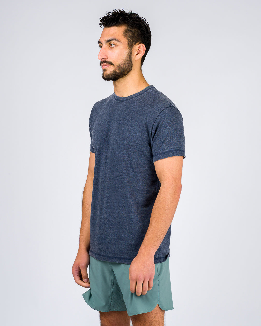 Joey Pigment S/S Tee - Washed Navy