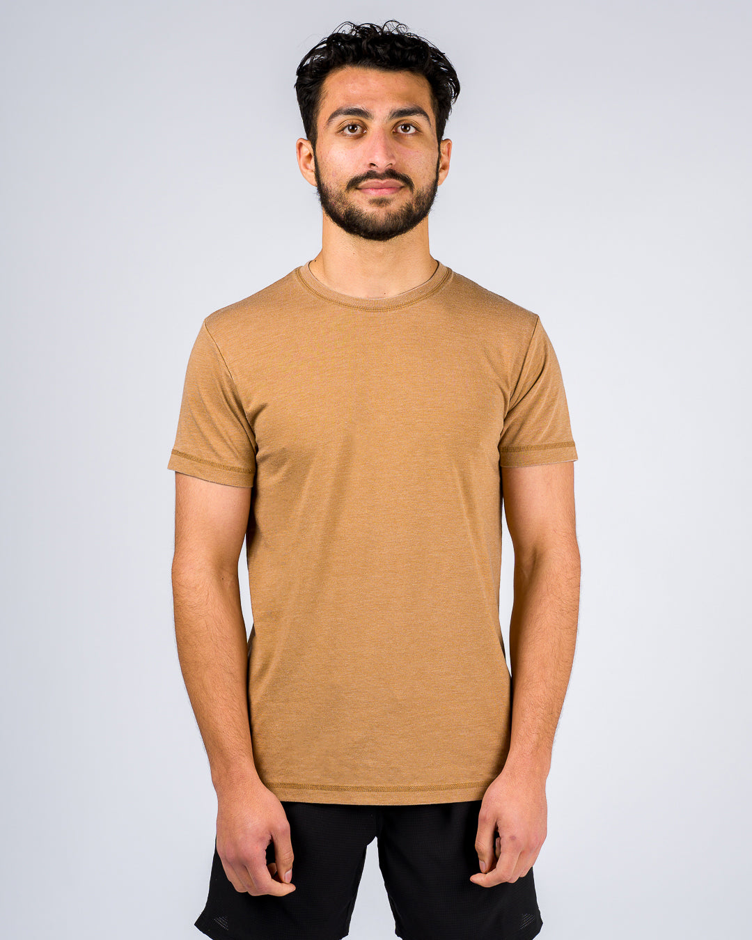 Joey Pigment S/S Tee - Washed Brown