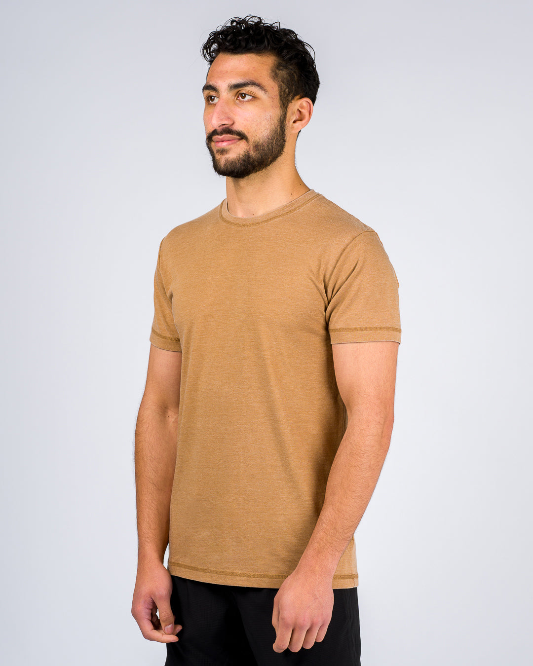 Joey Pigment S/S Tee - Washed Brown