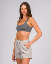 JS Active Women's Daily Hybrid Shorts- Stone 