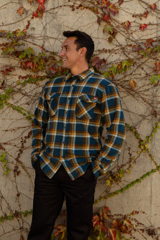 Bonvista Polar Fleece Flannel - Teal