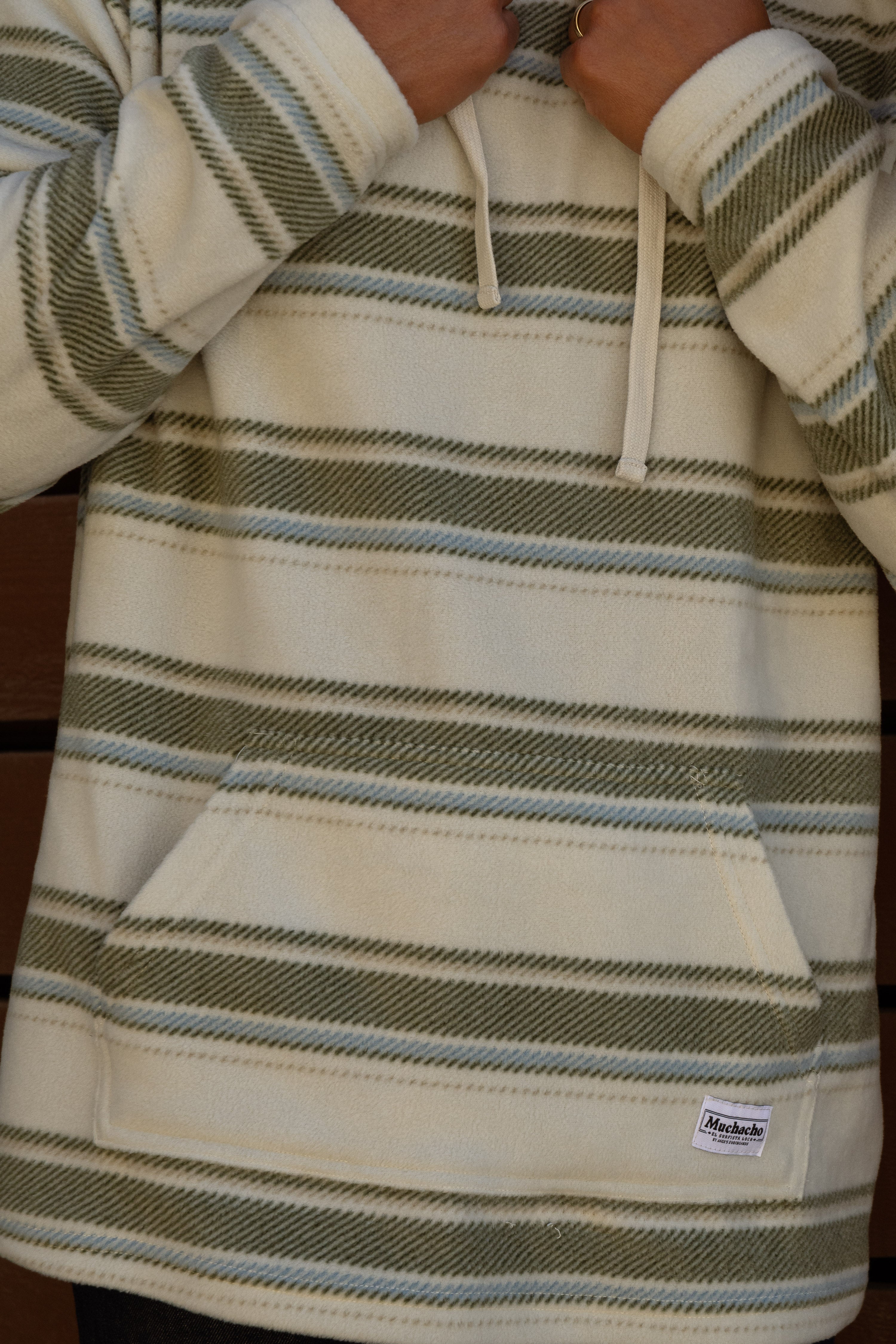 Seacliff Hooded Flannel - Stone