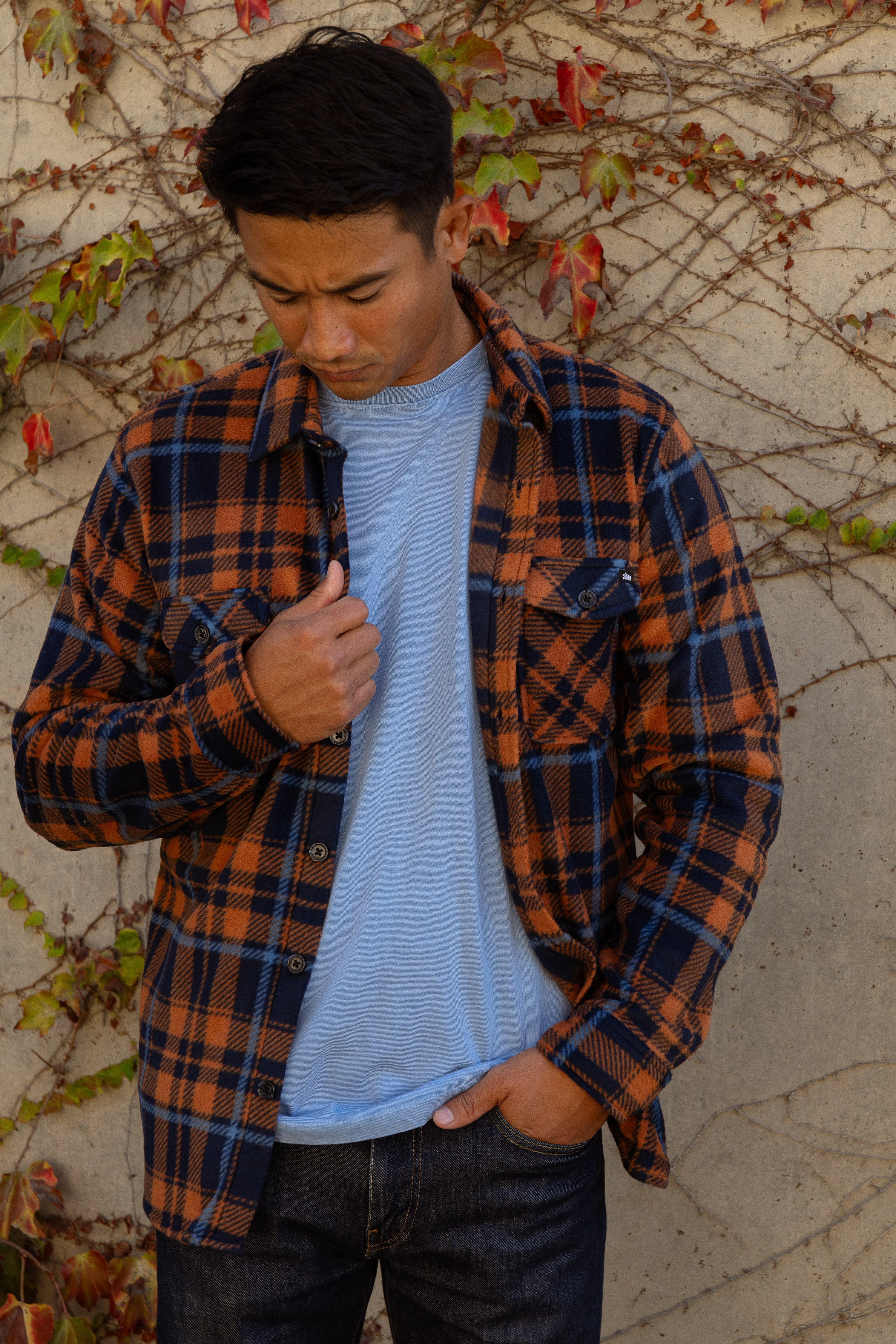 Trail Ridge Flannel - Rust