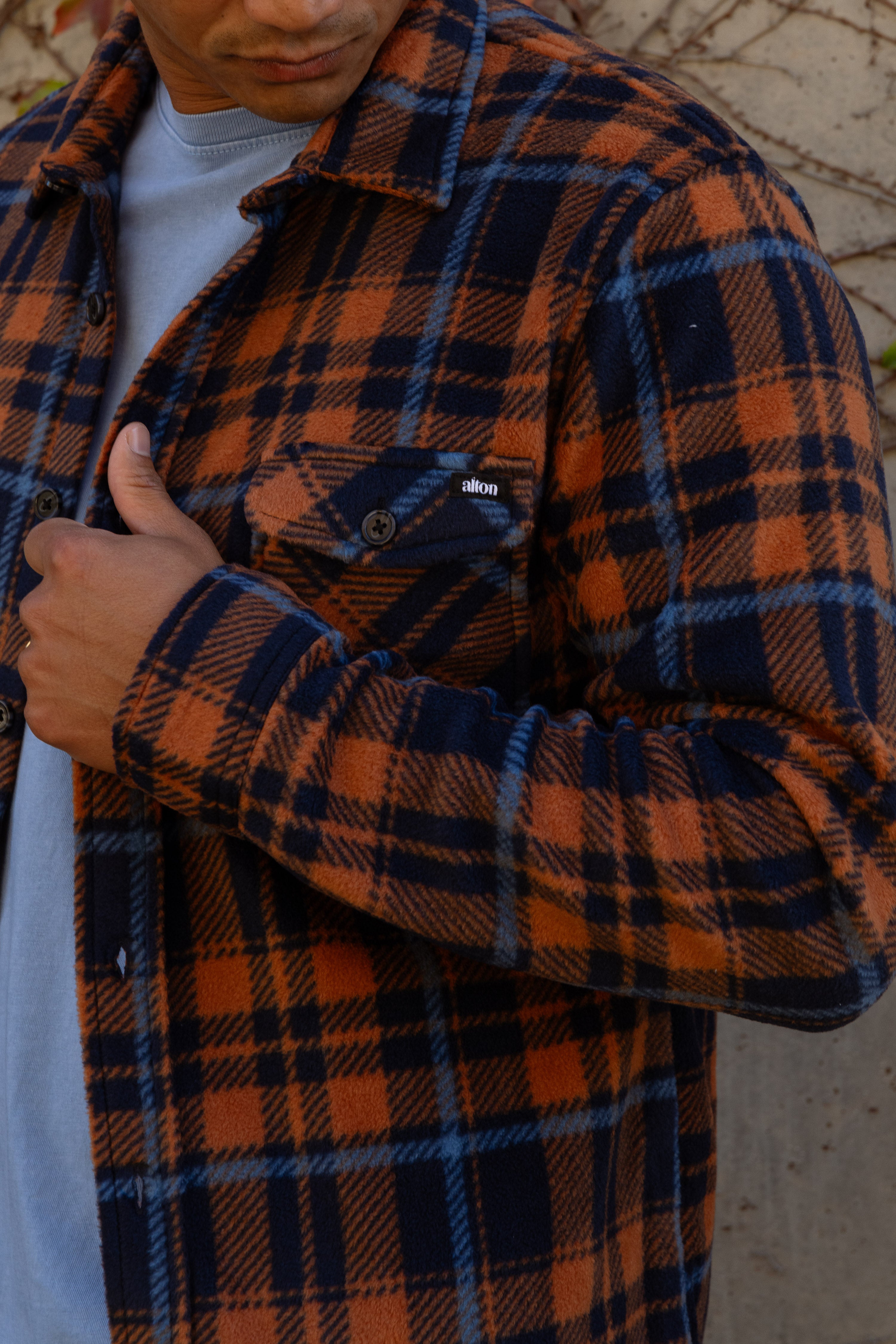 Trail Ridge Flannel - Rust