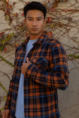 Trail Ridge Flannel - Rust