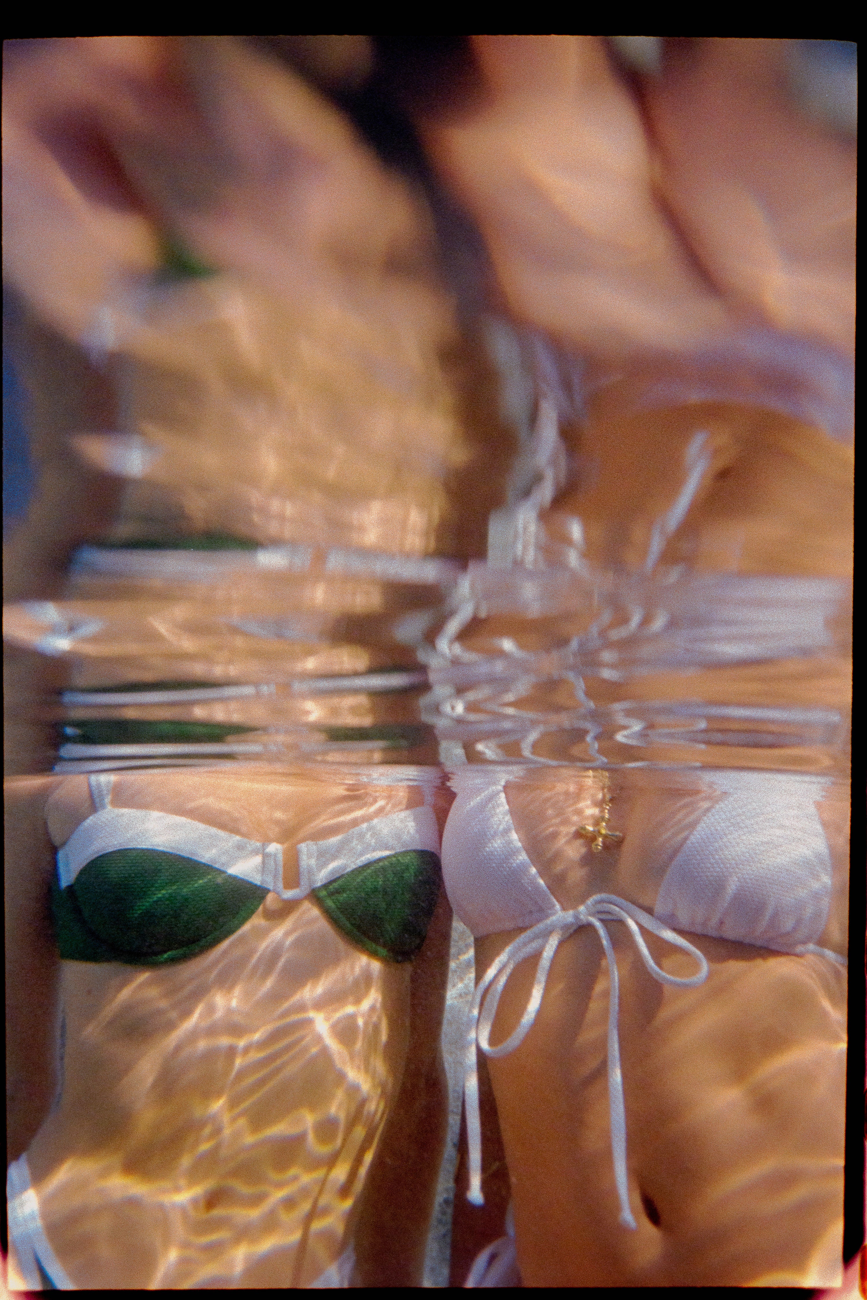 Palm Spring Swim Top - Banana Leaf