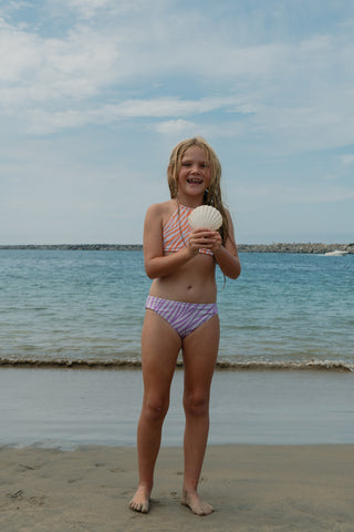 (8-16) Girl's Coco Swim Set - Zebra