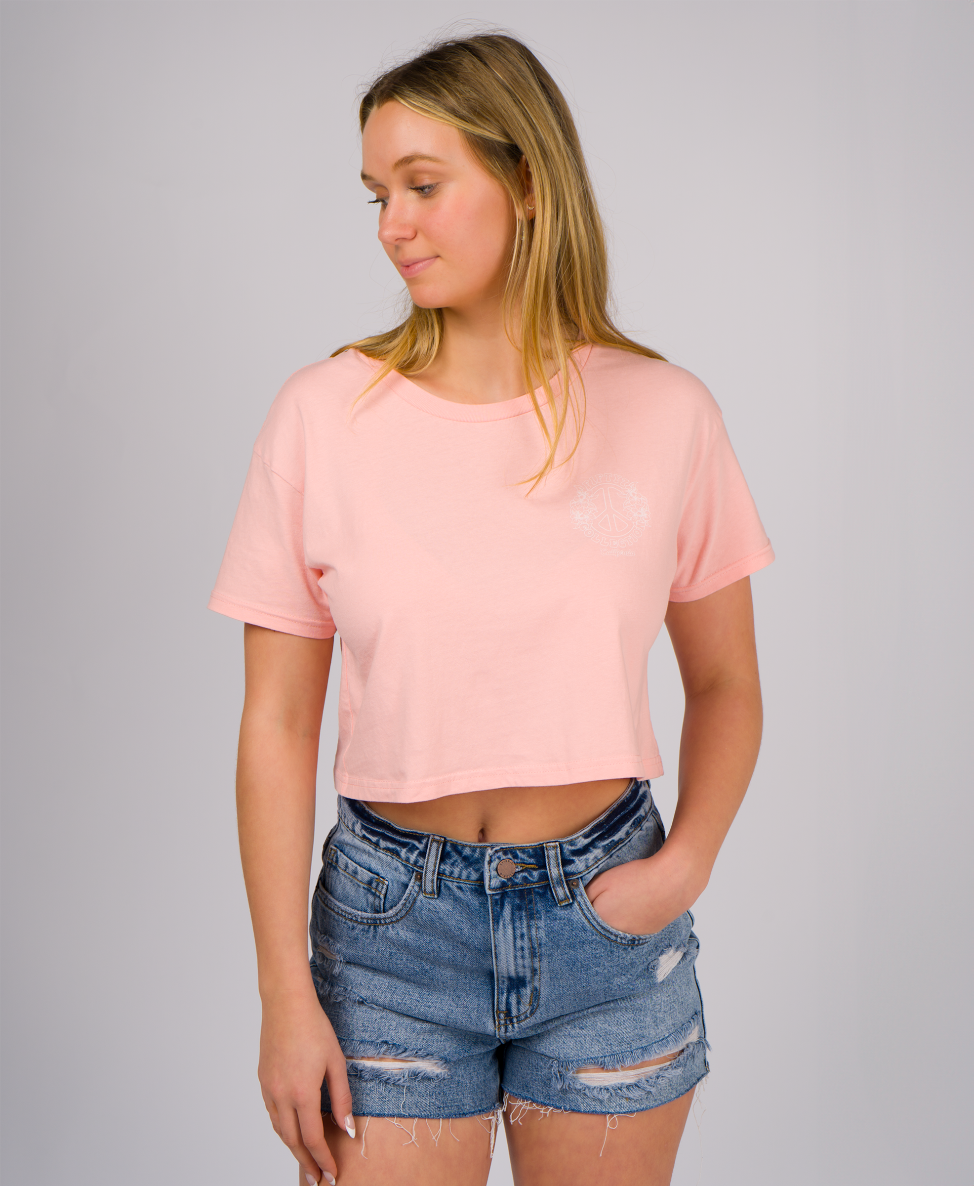 Jack's Fifty7 Women's Dylan Crop Top - Pale Rosette