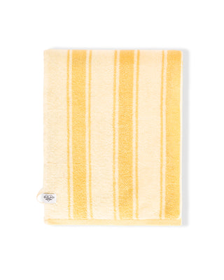 Danielle Brown Oversized Jacquard Beach Towel II - Lemon Stripe